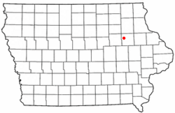 Location of Littleton, Iowa