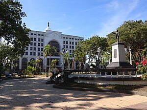 Iloilo City Hall, Plaza Libertad monument (De la Rama, Iloilo City; 04-04-2024)