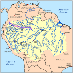 Japurarivermap