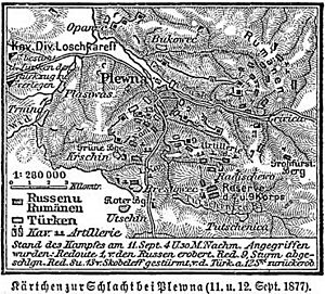 Kärtchen zur Schlacht bei Plewna (11. & 12.09.1877).jpg