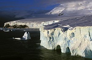 Küste der Peter-I.-Insel in der Amundsen-See 1994