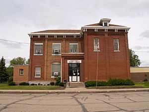 The Kidder County Courthouse in Steele