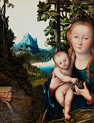 Lucas Cranach d.Ä. - Madonna mit Kind (ca.1520)