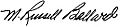 M. Russell Ballard signature