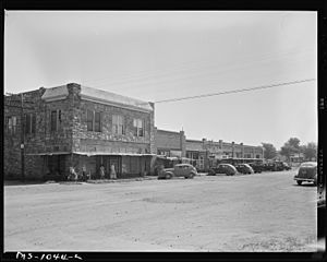 Main street. Bokoshe, Le Flore County, Oklahoma. - NARA - 540661