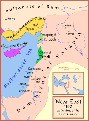 Map Crusader states 1190-en