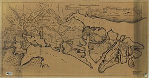 Map of Baltimore and Fort McHenry 1814