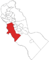 Map of Camden County highlighting Gloucester Township