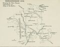 Map of Worcestershire in 1642
