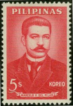 Marcelo H. del Pilar 1963 stamp of the Philippines