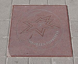Maureen Forrester star on Walk of Fame