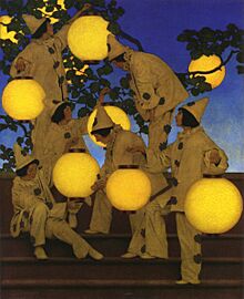 Maxfield Parrish The Lantern Bearers 1908