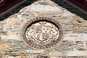 Old Barracks, Trenton, NJ - Royal coat of arms