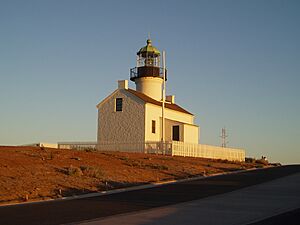 Old Point Loma lighthouse at sunset 06