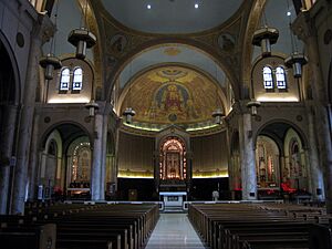 Our Lady of Consolation, Carey, OH - view from the back pew