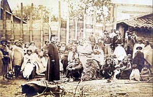 Paraguayan refugees from the town of San Pedro