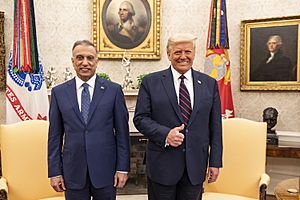 President Trump Welcomes the Prime Minister of Iraq to the White House (50248640381)