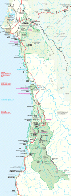 Redwood-NP Map