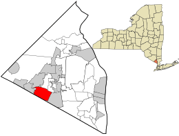 Location in Rockland County and the state of New York.