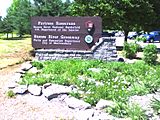 Entrance sign to Fortress Rosecrans