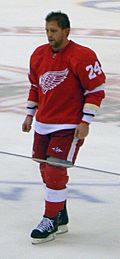 Ruslan Salei Detroit Red Wings Oct 8, 2010