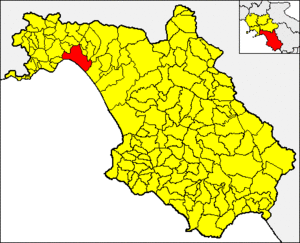 Salerno within the Province of Salerno and Campania
