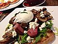 Sautéed field mushrooms at The Wooden Whisk in St Leonards