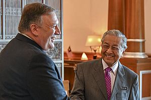 Secretary Pompeo and Malaysian Prime Minister Mahathir Mohamad (42910851015)