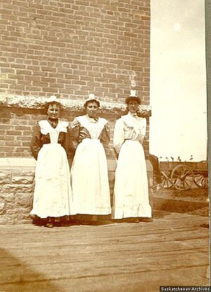 Servants at Government House, 1898