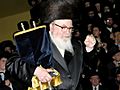 Skverer Rebbe With Torah