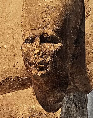 Sneferu portrait, Cairo Museum (detail)