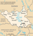 South Sudan-CIA WFB Map