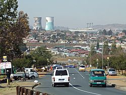 Orlando Towers in the Orlando suburb of Soweto