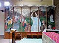 St Michael and St George, Commonwealth Avenue, London W12 - Sanctuary mural - geograph.org.uk - 1742314