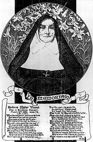 StateLibQld 2 102372 Memorial card for Mother Mary Vincent Whitty
