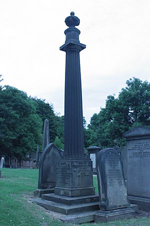 The grave of Archibald Elliot in New Calton Cemetery