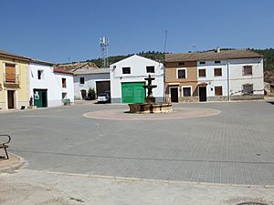 Villarejo de la Peñuela, main square of the town.