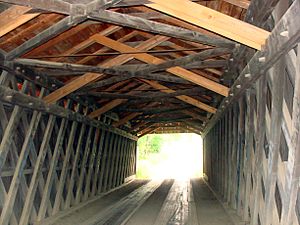 Waterford Covered Bridge interior