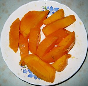 'Himsagar' mango (sliced)
