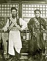 陶克陶胡与巴雅尔公在哲布尊丹巴的库伦冬宫 (1913)