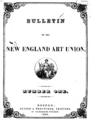 1852 Bulletin OfThe NewEnglandArtUnion no1