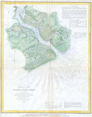 1853 U.S.C.S. Map of the North Edisto River, South Carolina - Geographicus - NorthEdistoRiver-uscs-1853