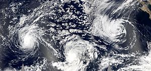 2005 Pacific hurricane season three active storms