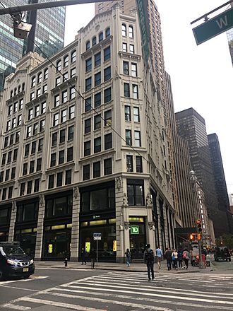 224 West 57th Street, Demarest & Peerless Buildings, corner of Broadway, Midtown Manhattan, New York.jpg