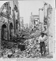 After the massacre - ruined street in Christian Quarter, Canea, Crete