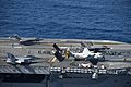 Aircraft launching from USS Nimitz (CVN-68) in November 2014