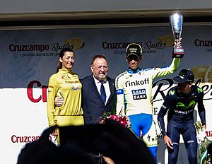 Alberto Contador at the 2015 Vuelta a Andalucia
