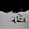 Apollo 17 rover at final resting site