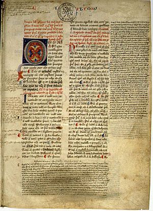 Aristotle latin manuscript