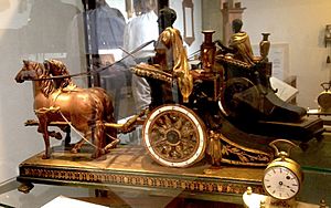 Austrian chariot clock